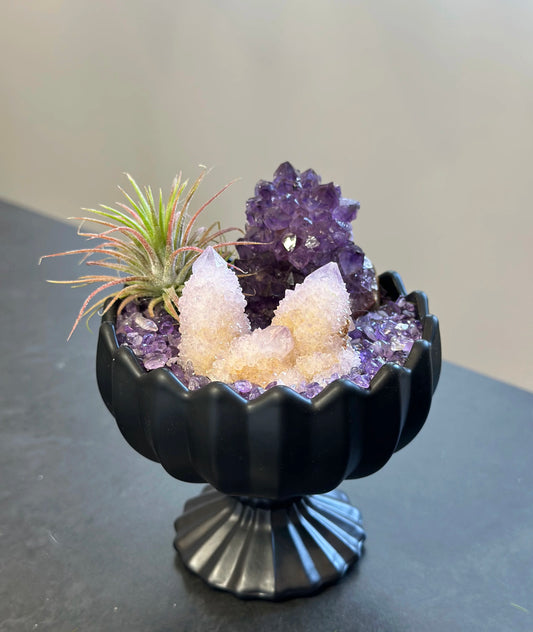 Midnight Amethyst Altar Chalice — DIY Kit